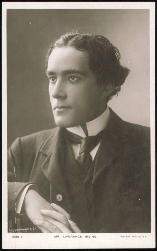 Lawrence Irving, British Stage Actor Portrait