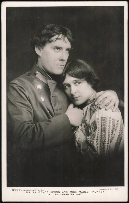 Laurence Irving & Mabel Hackney in The Unwritten Law