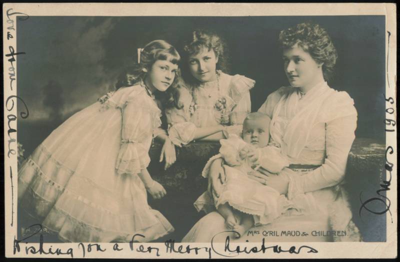 Winifred Emery (Mrs Cyril Maude) & Children