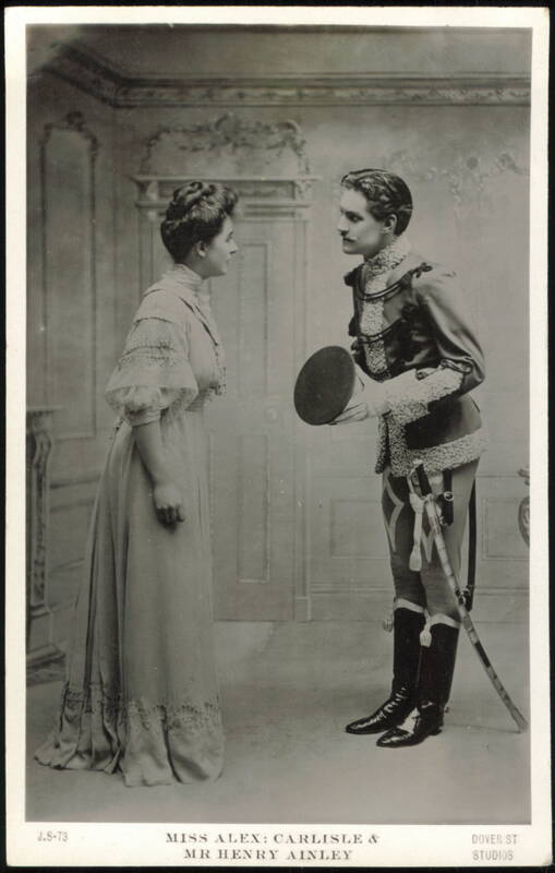 Alexandra Carlisle & Henry Ainley in Stage Costume