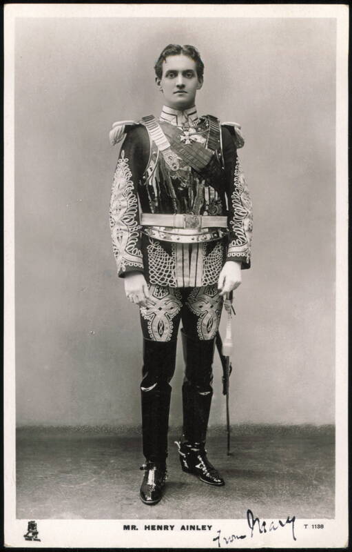 Henry Ainley in Military Stage Costume