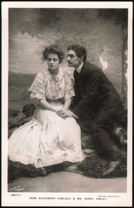 Alexandra Carlisle and Henry Ainley, Dover St Studios