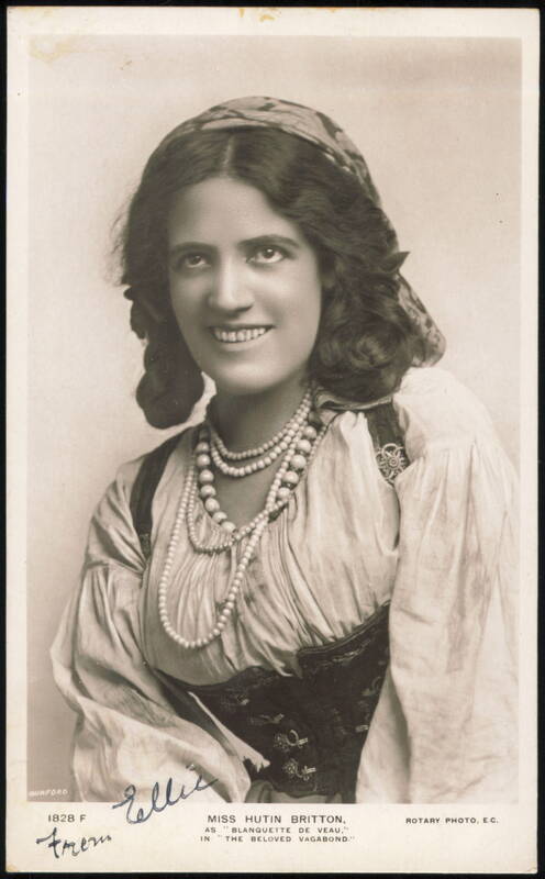 Hutin Britton as Blanquette de Veau, The Beloved Vagabond