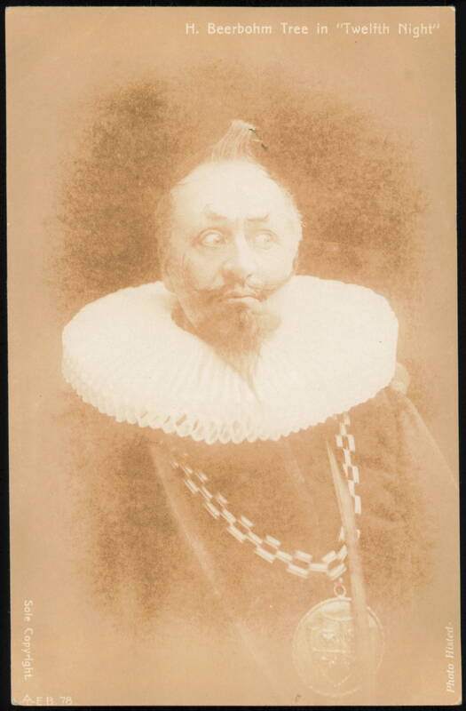 H. Beerbohm Tree as Malvolio in Twelfth Night