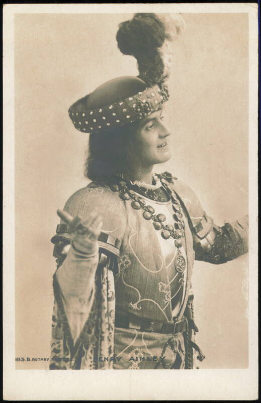 Henry Ainley in Period Stage Costume