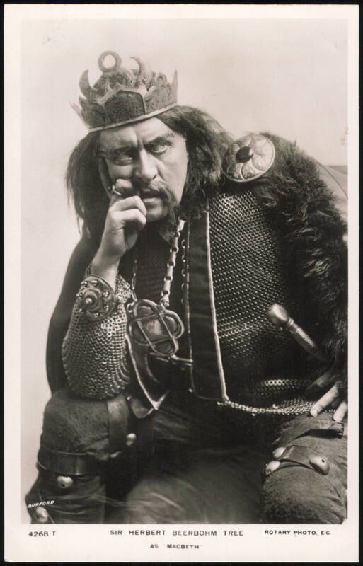 Sir Herbert Beerbohm Tree as Macbeth