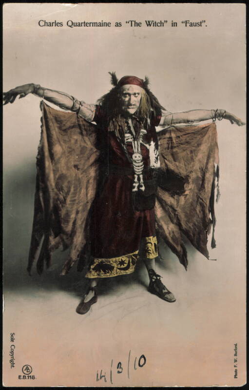 Charles Quartermaine as The Witch in Faust