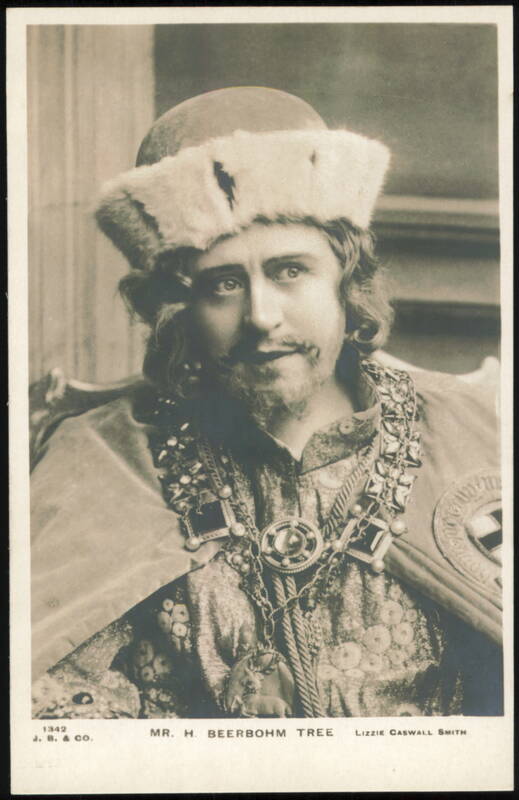 Herbert Beerbohm Tree as King Richard II