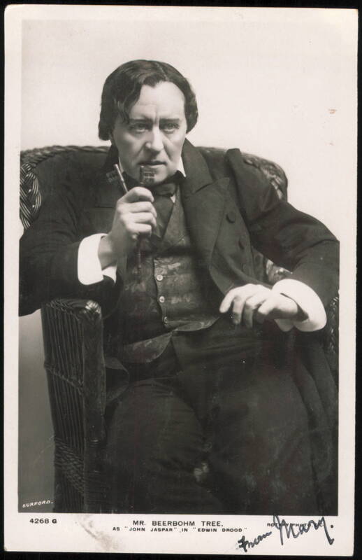 Herbert Beerbohm Tree as John Jaspar in Edwin Drood