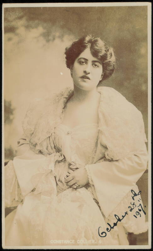 Constance Collier Portrait in Lace Gown