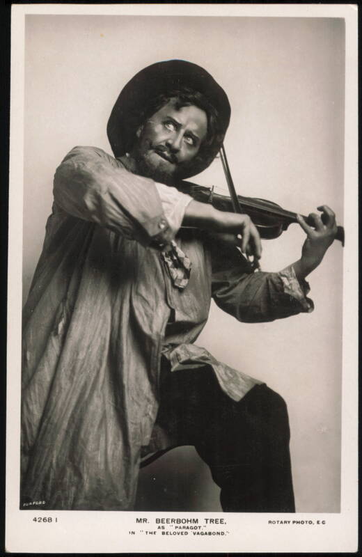 Beerbohm Tree as Paragot in The Beloved Vagabond