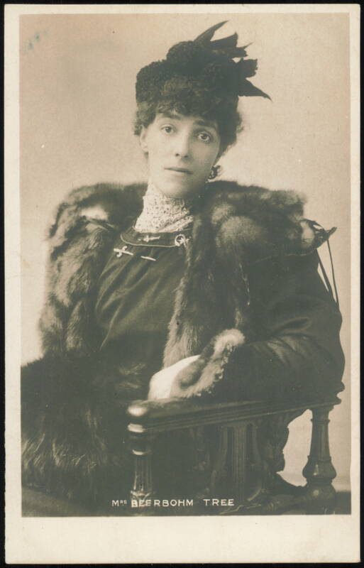 Mrs Beerbohm Tree (Helen Maud Holt) Seated Portrait