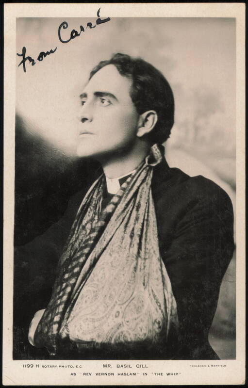 Basil Gill as Rev. Vernon Haslam in The Whip