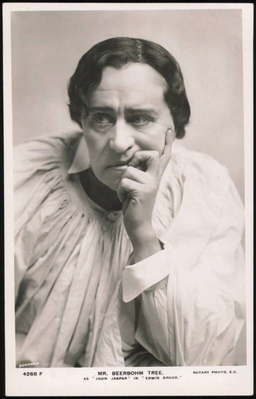 Herbert Beerbohm Tree as John Jaspar in Edwin Drood