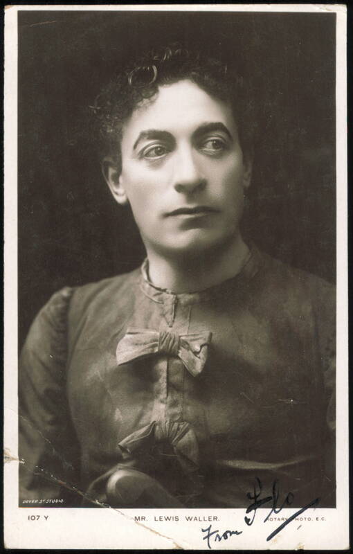 Lewis Waller in Theatrical Costume, Dover St Studio