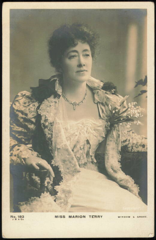 Marion Terry, Theatrical Portrait by Window & Grove