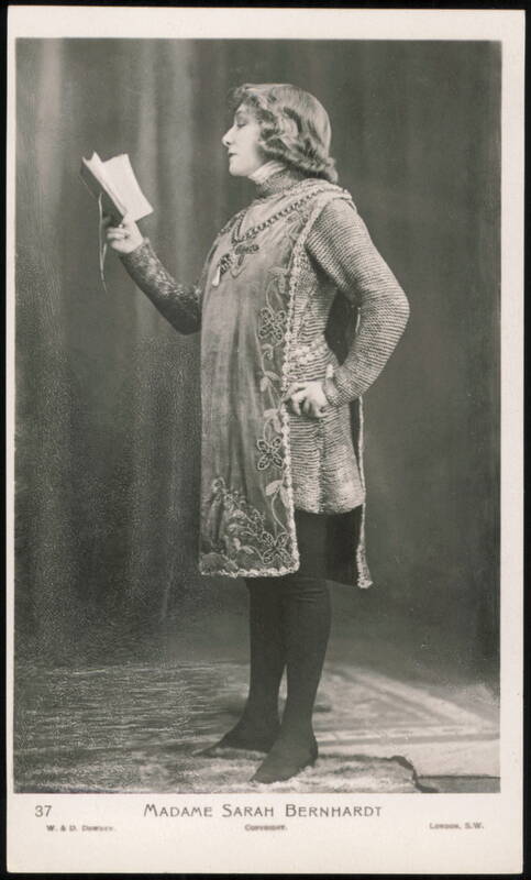 Madame Sarah Bernhardt - Downey's Real Photo Series No. 37