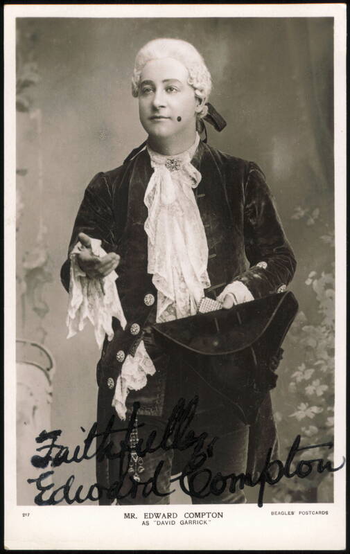 Edward Compton as David Garrick