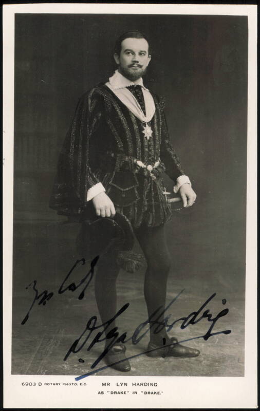 Lyn Harding as Drake in Drake, Rotary Photo 6903 D