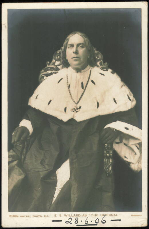 E. S. Willard as The Cardinal