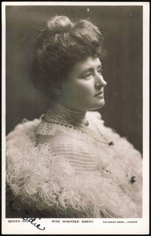 Winifred Emery Profile Portrait Davidson Bros 1525