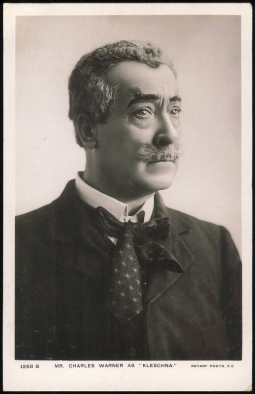 Charles Warner as Kleschna in Leah Kleschna