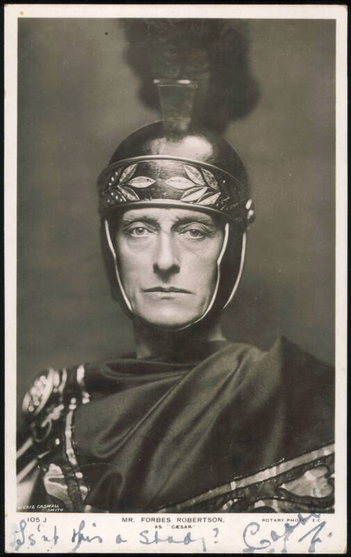 Forbes-Robertson as Caesar in Caesar and Cleopatra