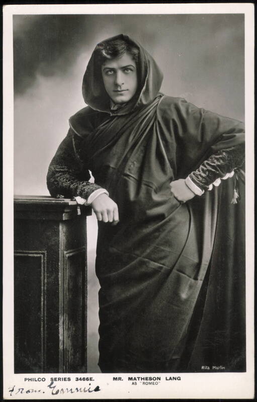 Matheson Lang as Romeo in Romeo and Juliet