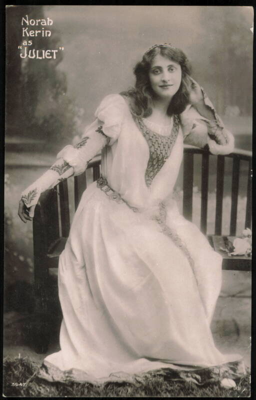 Norah Kerin as Juliet in Romeo and Juliet