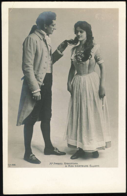 Forbes-Robertson & Gertrude Elliott in Mice and Men