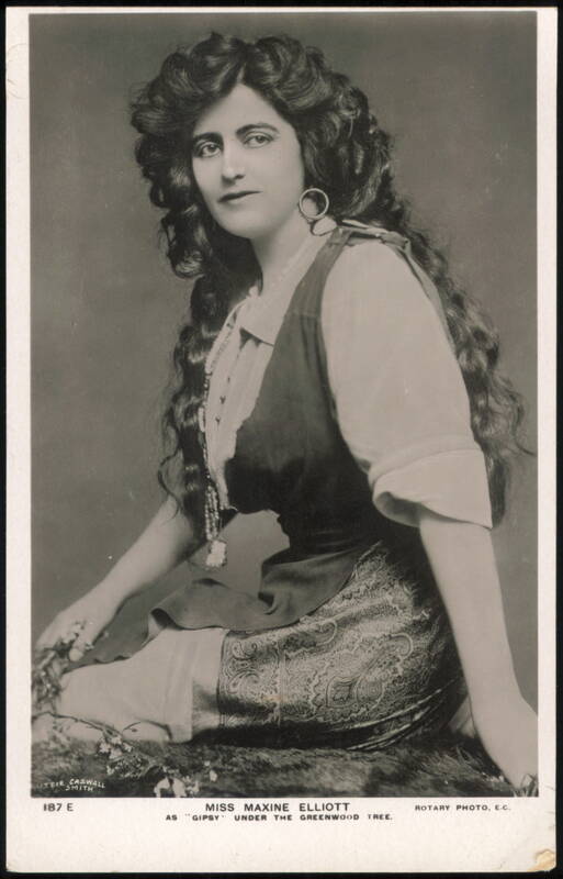 Maxine Elliott as Gipsy in Under the Greenwood Tree