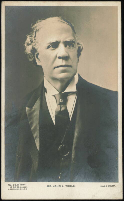 Mr. John L. Toole Portrait by Ellis & Walery