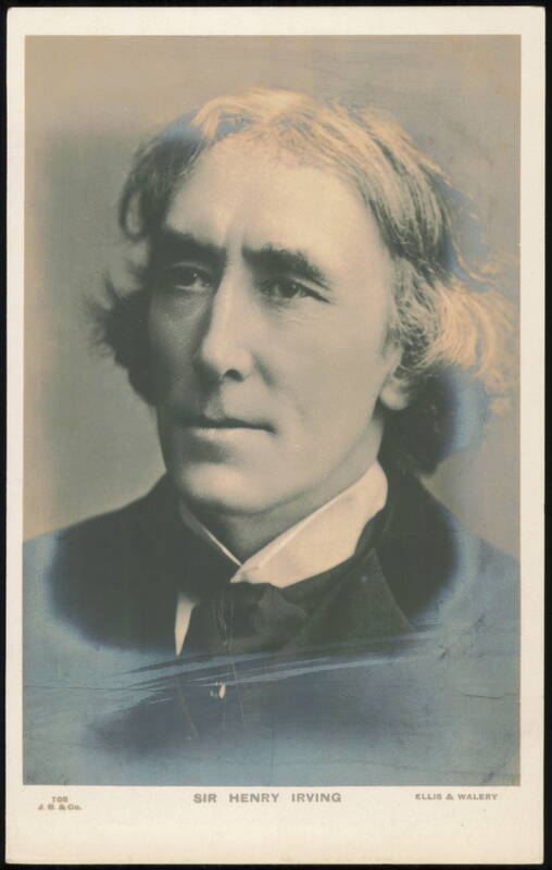 Sir Henry Irving, English Stage Actor Portrait