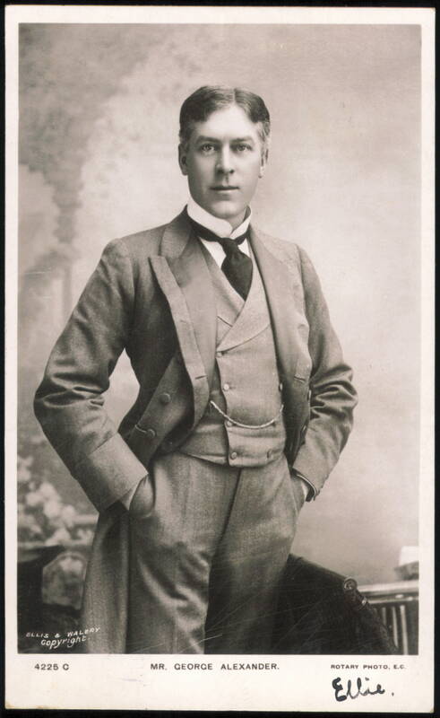 George Alexander, British Actor-Manager Portrait