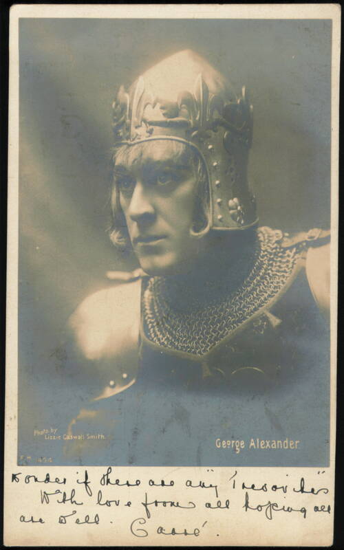 George Alexander in Medieval Armor and Coronet Helmet