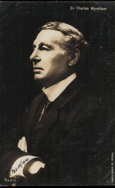 Sir Charles Wyndham Dover Street Studio Portrait