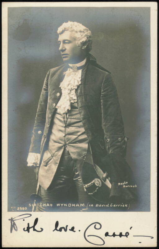Sir Charles Wyndham in David Garrick