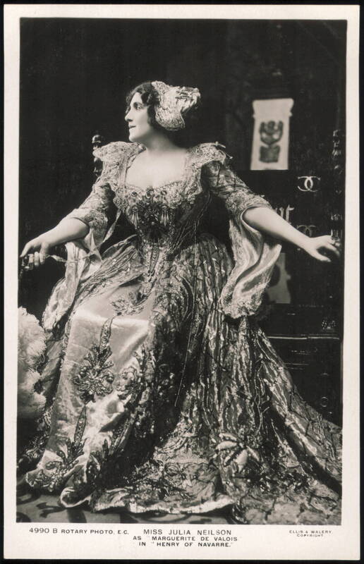 Julia Neilson as Marguerite de Valois in Henry of Navarre