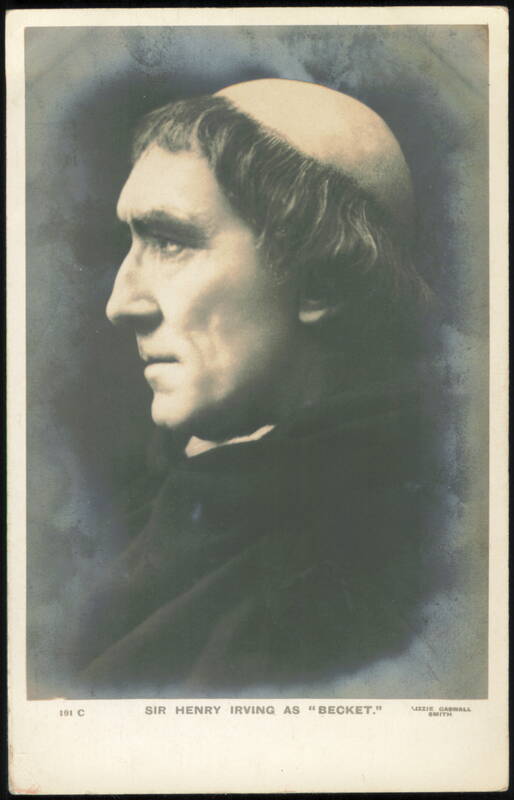 Sir Henry Irving as Becket, Lizzie Caswall Smith Photo