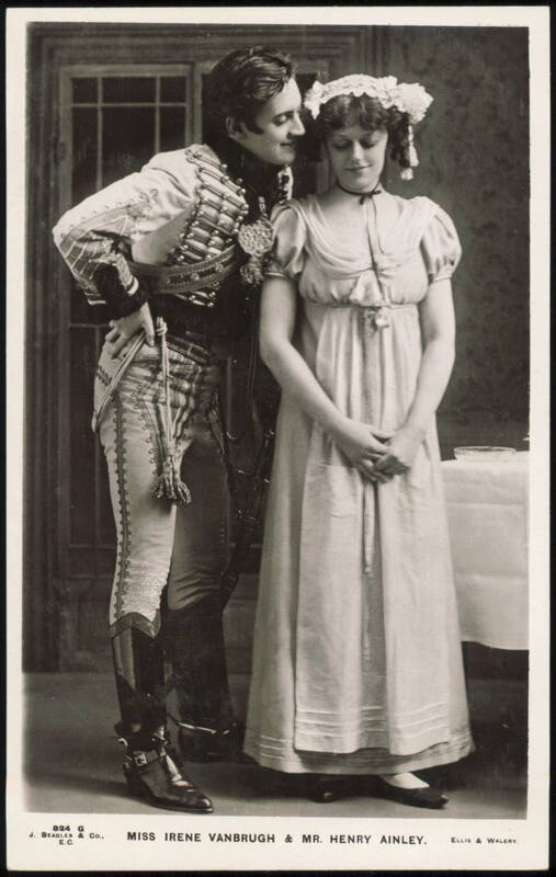 Irene Vanbrugh and Henry Ainley in Costume
