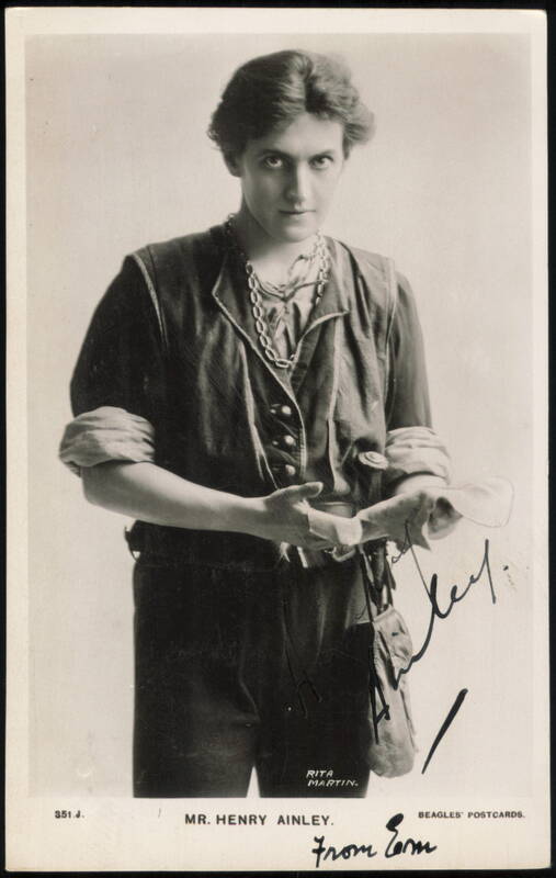 Henry Ainley in Theatrical Costume
