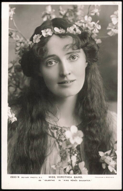 Dorothea Baird as Iolanthe in King René's Daughter