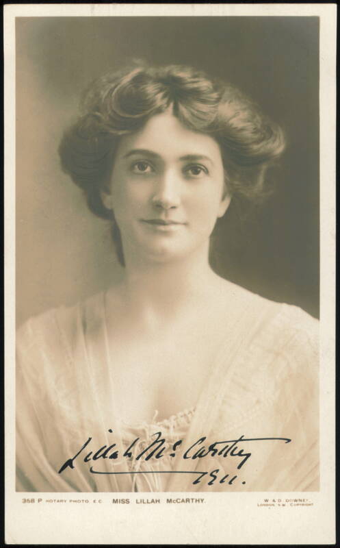 Miss Lillah McCarthy Portrait by W. & D. Downey