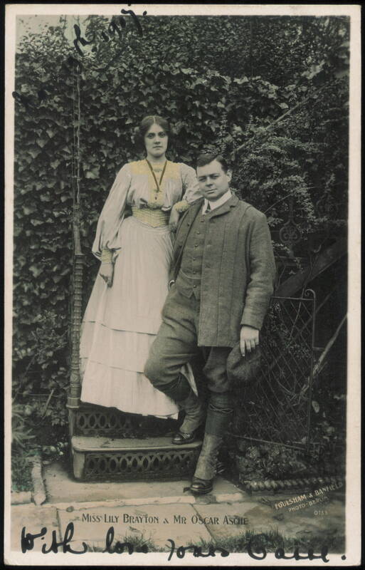 Lily Brayton and Oscar Asche