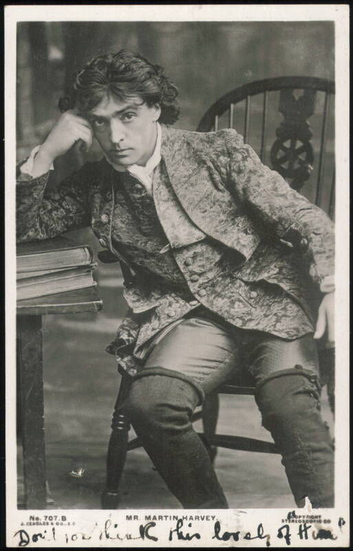 Mr. Martin Harvey as Sydney Carton in The Only Way