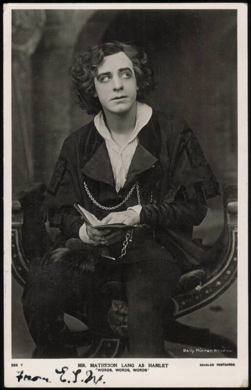 Matheson Lang as Hamlet - Words, Words, Words