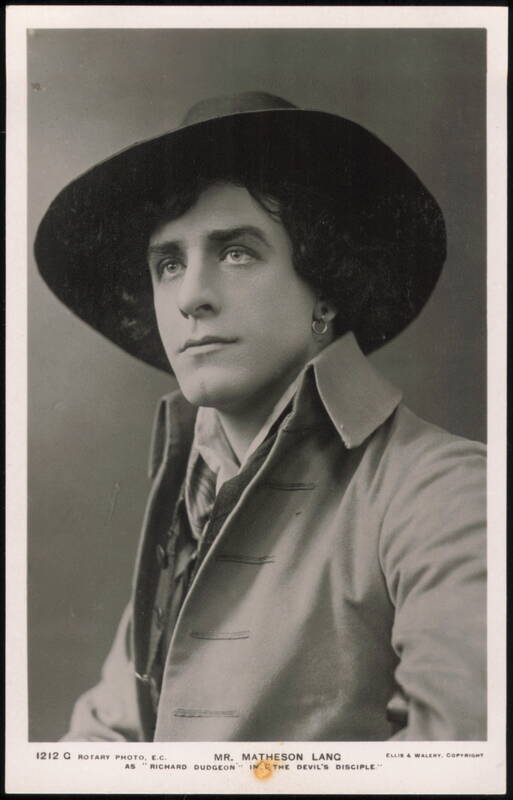 Matheson Lang as Richard Dudgeon in The Devil's Disciple