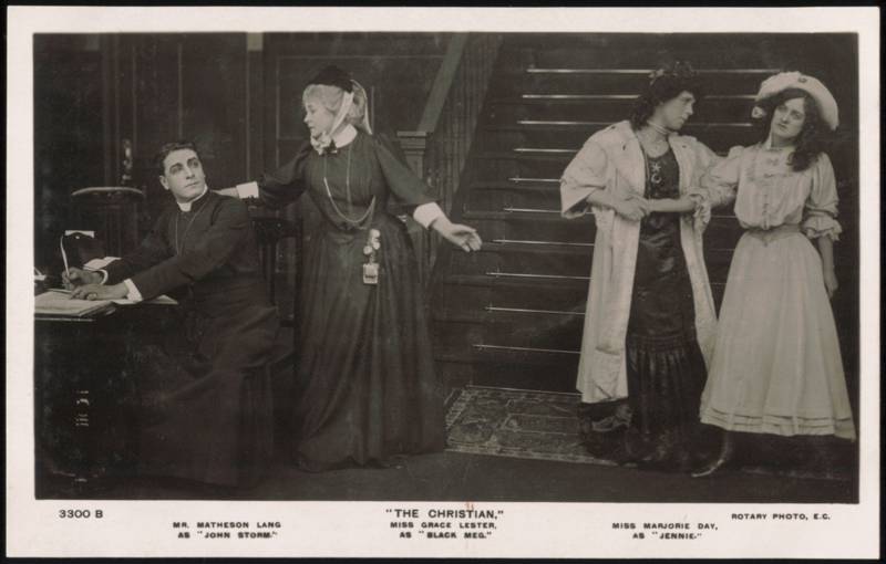 Matheson Lang, Grace Lester & Marjorie Day in The Christian
