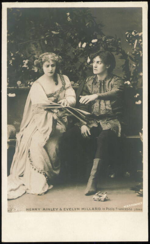 Henry Ainley & Evelyn Millard in Paolo and Francesca