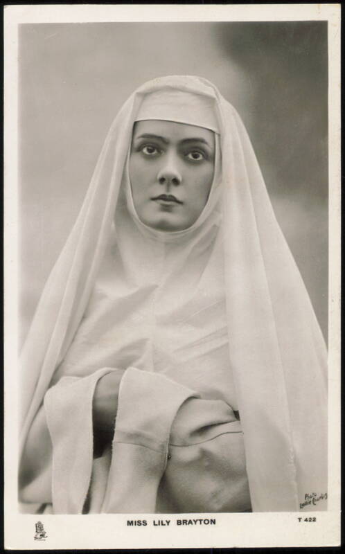 Lily Brayton in Nun's Habit